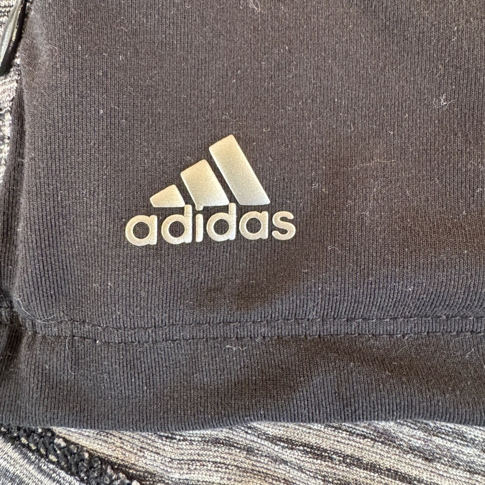 adidas Black & Gray Full-Zip Athletic Jacket - Picture 4 of 9